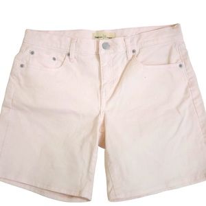 Pink Denim High Waisted Denim Shorts by Gap